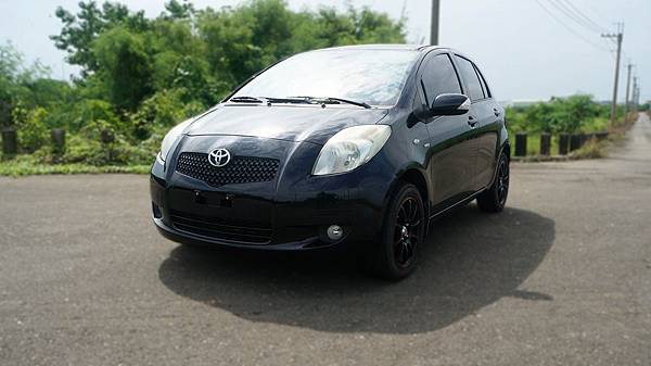 2008年 Toyota Yaris 黑色豐田中古車