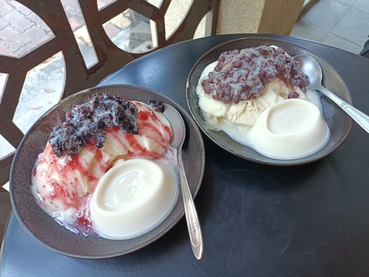 台南甜品|韓金婆婆日式手工豆腐酪，可按照個人喜愛搭配不同口味