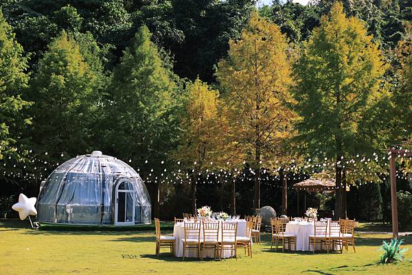 【青青食尚花園會館】台北婚宴場地推薦｜桌菜饗宴全體驗：從迎賓