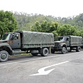 軍方車隊陸續進駐神威天台山道場2