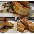 上品苑-特寫霸王蝦佐深海鮮魚.JPG