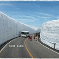 立山黑部-高原巴雪之谷雪壁