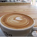 Fika Fika-卡布奇諾拉花.JPG