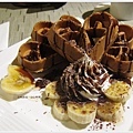 山山來茶-香蕉巧克力鬆餅.JPG