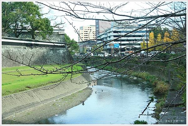 熊本城-護城河坪井川-1.JPG