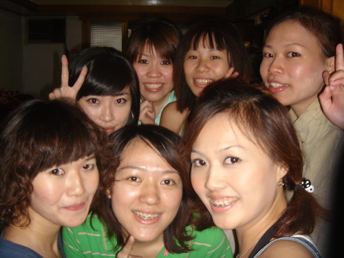 大家變妝前