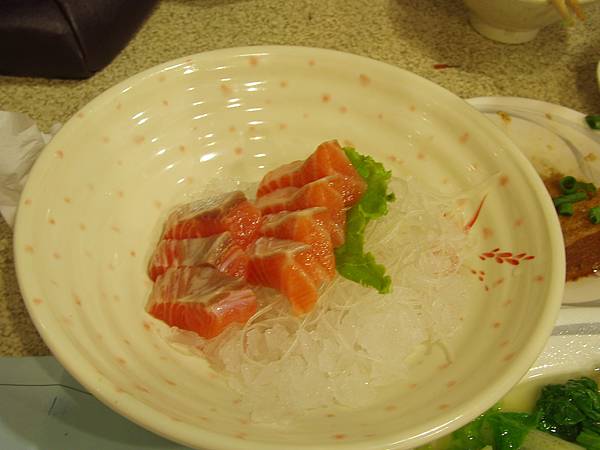 超讚的鮭魚生魚片
