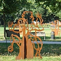 德國斯圖佳公園銅雕