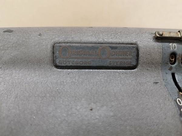 ORIGINAL ODNNER 手搖式機械計算機