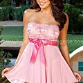 Pink-Tie-Front-Babydoll-LC2388-3