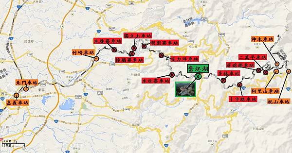 旅行Map：奮起湖與阿里山森林鐵路