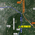 大崗山一線天Map