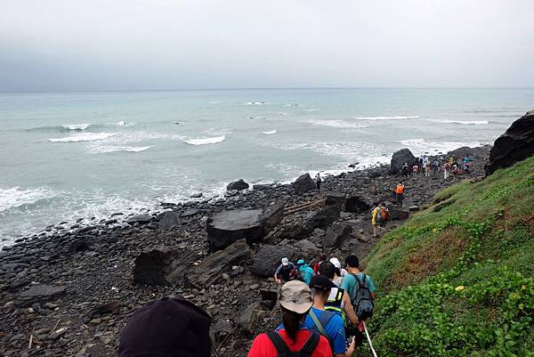 回到阿朗壹古道海岸