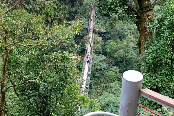 登山步道上俯瞰天梯