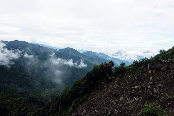 第1號明隧道眺望對山風景