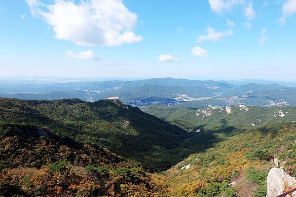 往西北方眺望風景