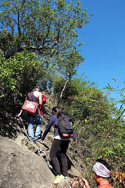 又遇拉繩攀岩