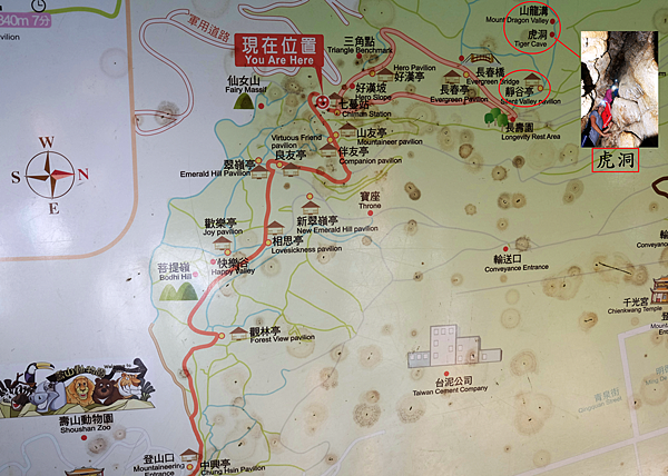 柴山登山步道Map