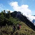 郡大山稜線風景