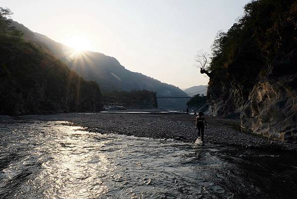 隘寮北溪夕陽