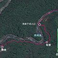 泰崗野溪溫泉GPS地圖