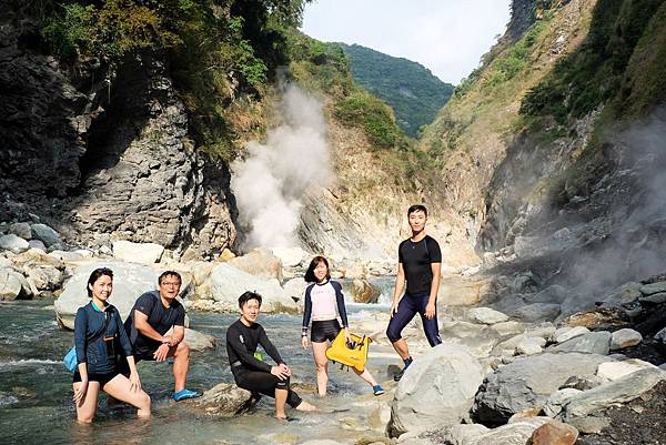 遇見轆轆野溪溫泉地熱谷噴煙