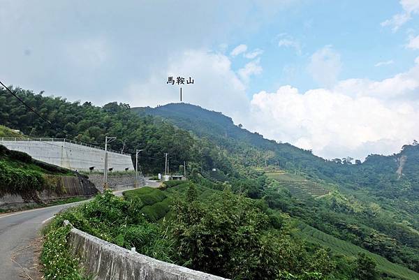 鄉道嘉151公路上看馬鞍山