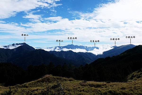 登閂山途中展望南方風景