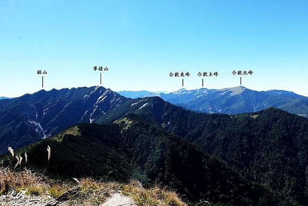 鈴鳴山往南眺望風景