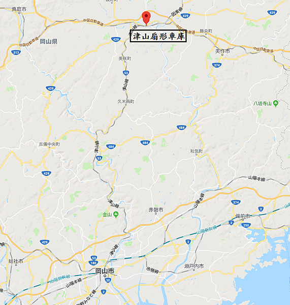 津山線「岡山－津山」Map