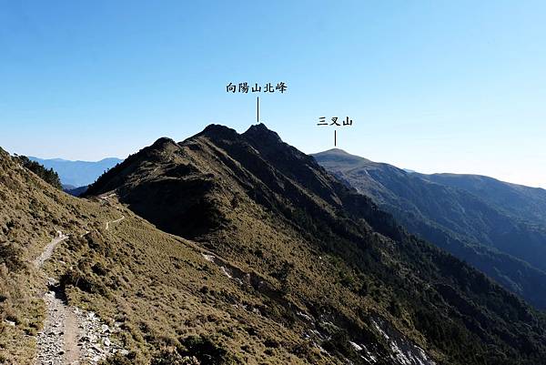 嘉明湖國家步道稜線風景