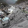 復興野溪溫泉河道山壁風景