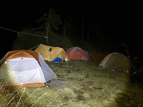 司晏池營地夜色