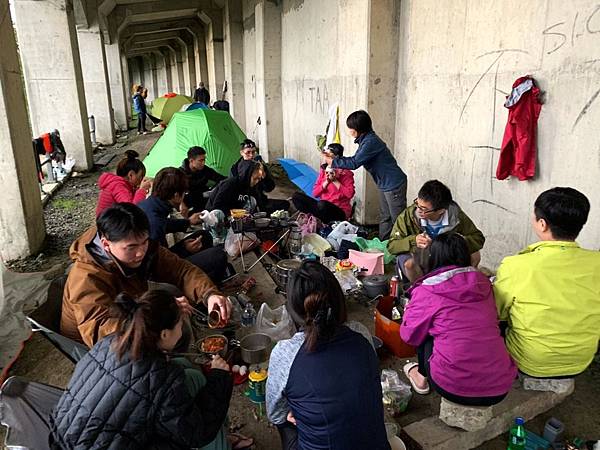 第1號明隧道露營晚餐 第1號明隧道露營晚餐