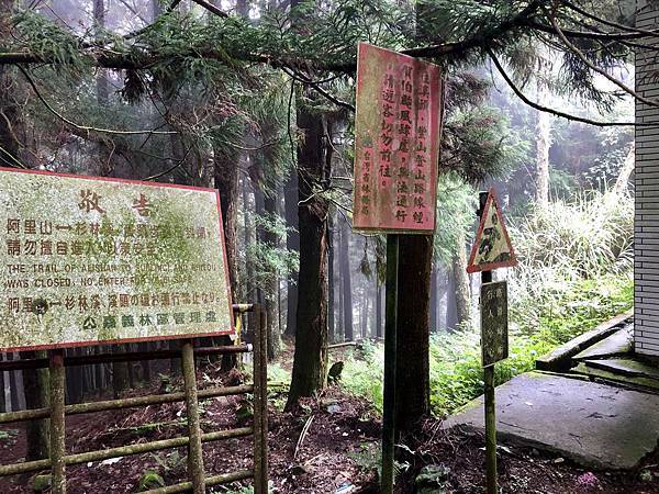 往溪頭、豐山舊登山路線禁止通行