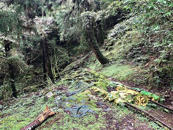 塔山線後段鐵軌中斷之處