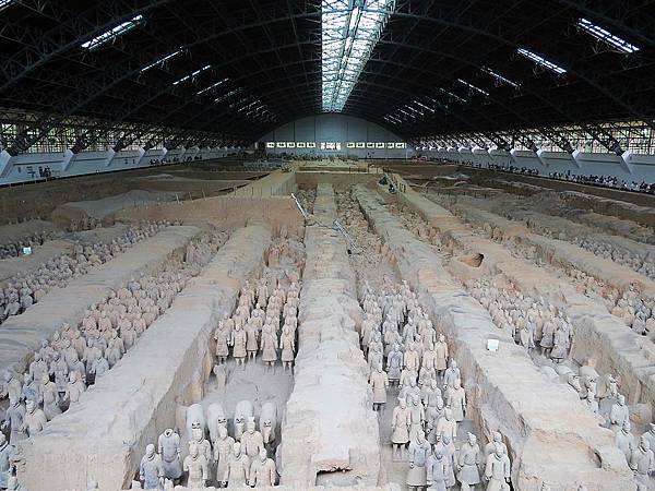 進入兵馬俑一號坑