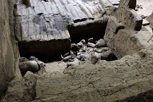 兵馬俑二號坑挖掘現場