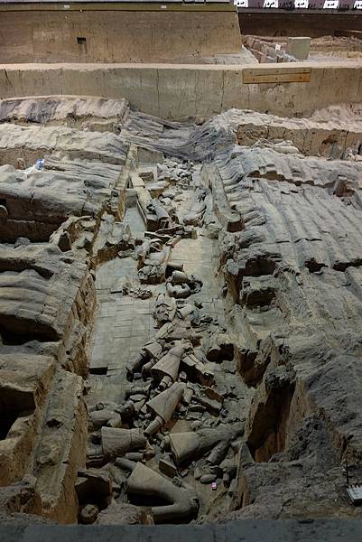 兵馬俑二號坑挖掘現場