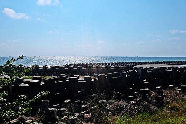 茄萣海岸公園觀海