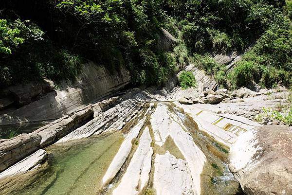 河道露出地層紋理