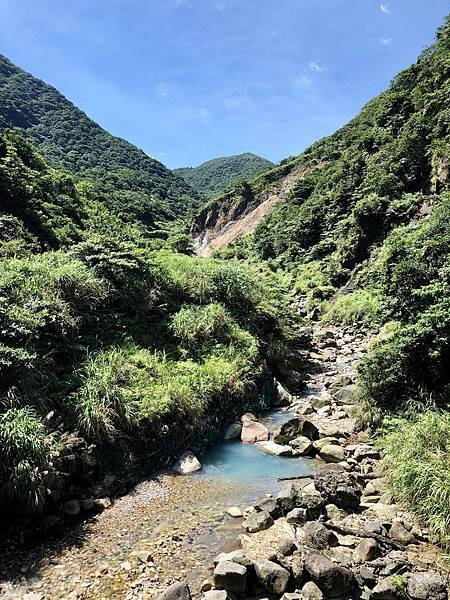上磺溪停車場旁磺溪河谷風景 上磺溪停車場旁磺溪河谷風景
