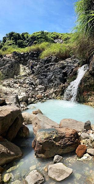 回看小瀑布水潭一景 回看小瀑布水潭一景