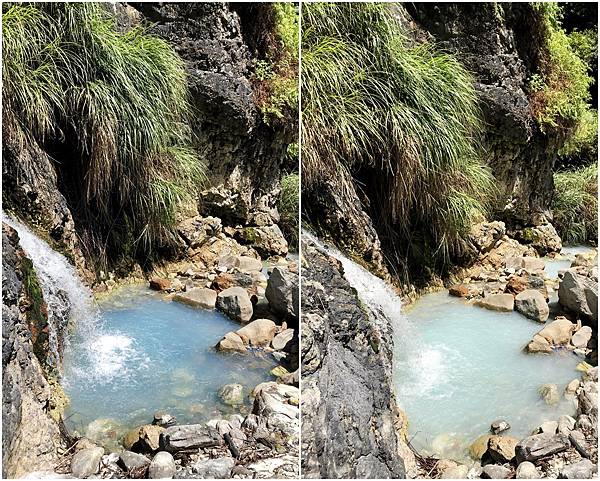 會變色的溫泉池 會變色的溫泉池