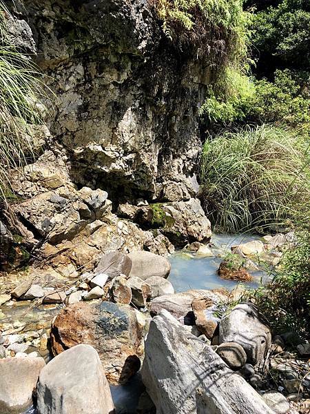 小瀑布水潭往下游方向 小瀑布水潭往下游方向