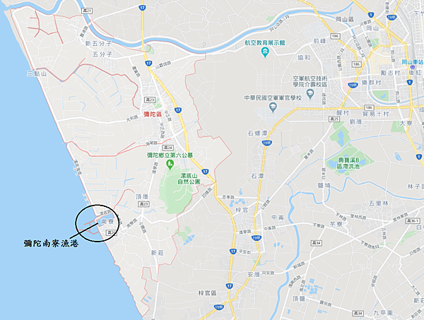 彌陀南寮漁港Map