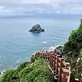 登山步道俯瞰小基隆嶼