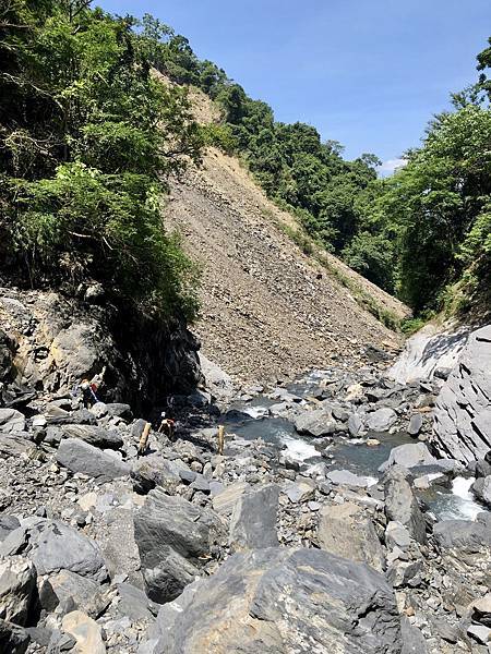 霧瓦娜溪大崩坡