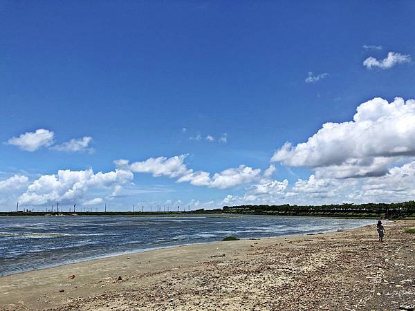 新塭龍宮溪濕地風景