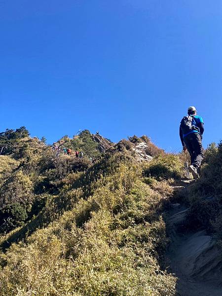 關山嶺山步道稜線風景